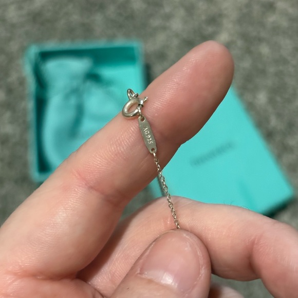 Tiffany & Co. Silver Heart Necklace (Medium) - Picture 4 of 5